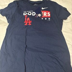 Nike LA Dodgers Los Angeles Baseball Dri-Fit T-Shirt NWT New With Tags